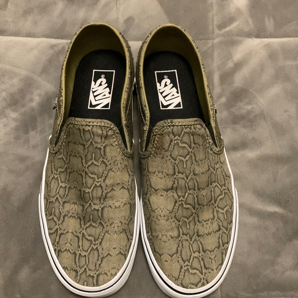 Classic Vans slip on-reptile print